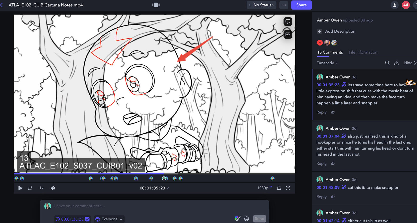 Creative Directing Drawovers & Notes (ATLAC)