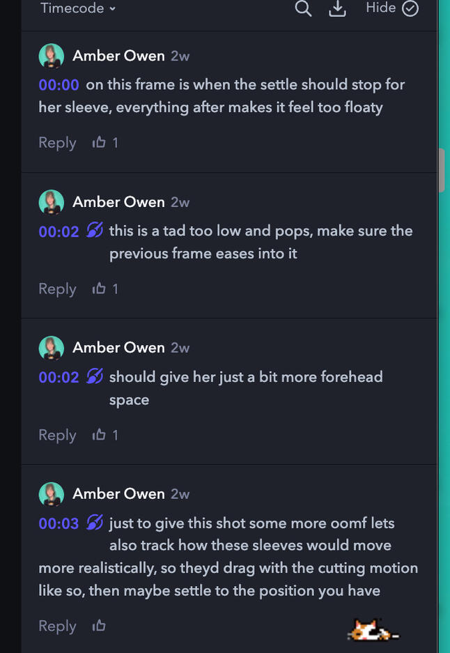 Example of creative feedback (Cartuna)