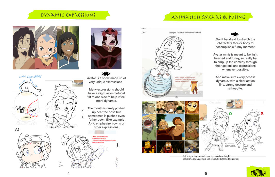 Avatar Chibi Minis Design and Animation Bible (ATLAC)