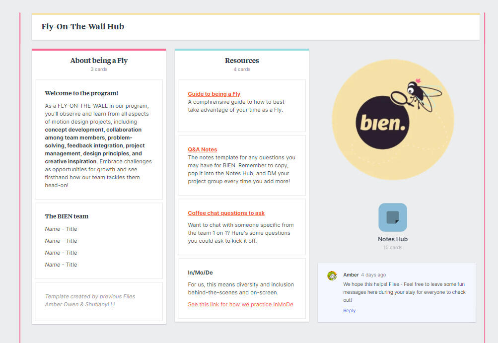 Miro Hub (BIEN)